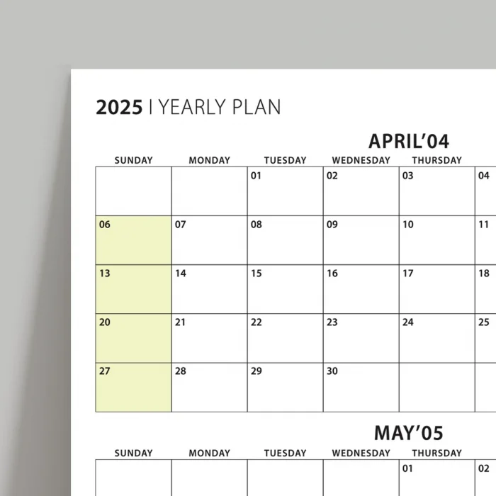 Amerikan Standardı Takvim, Üç Aylık Planlayıcı 2026 Duvar Takvimi, Nisan - Haziran 2026, 90 Günlük Planlama, Yılın İkinci Çeyreği Takvimi, Yeşil Takvim, Pazar Günü Başlangıçlı Takvim - 70x100cm