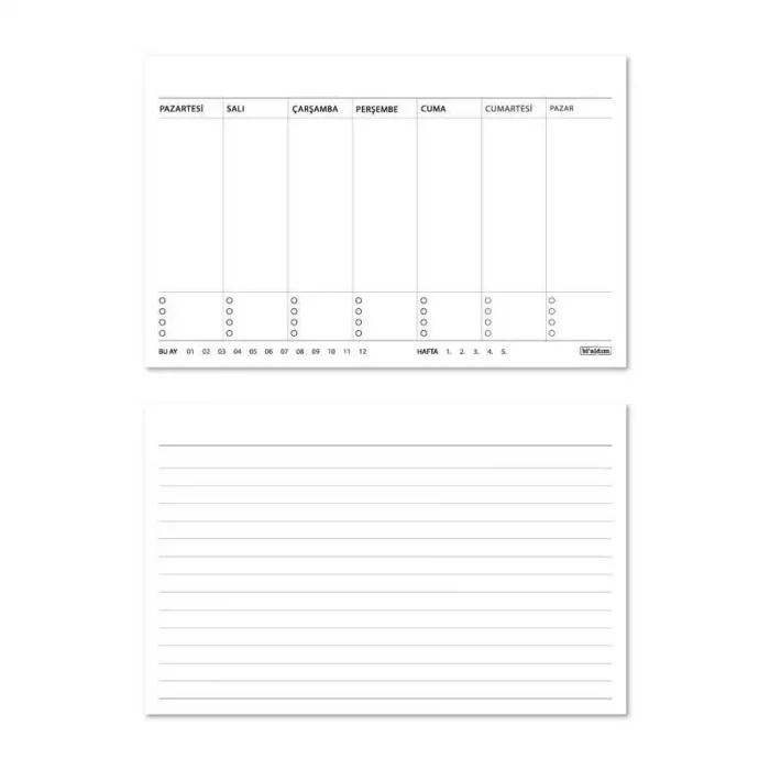 Atatürk Fotoğraflı 2026 Masa Takvimi Haftalık Planlayıcılı