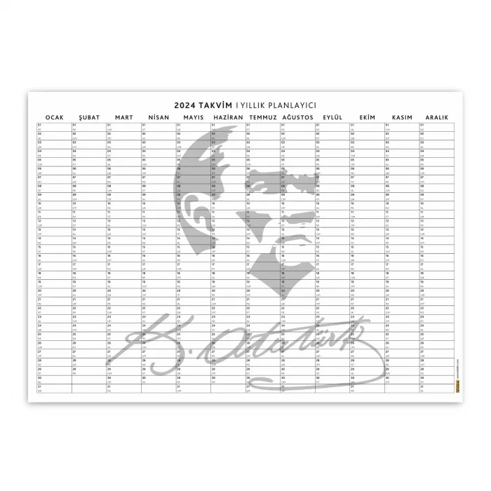 Atatürk Takvimi, Atatürk Fotoğraflı 2026 Takvimi, Türkiye Cumhuriyetinin 100. Yıl Takvimi