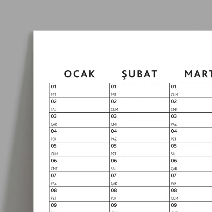 Atatürk Takvimi, Atatürk Fotoğraflı 2026 Takvimi, Türkiye Cumhuriyetinin 100. Yıl Takvimi