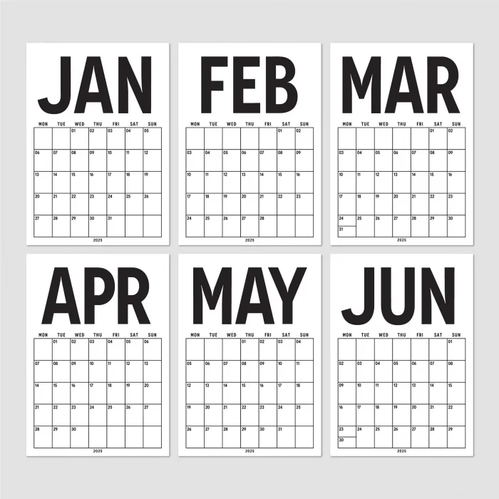 Aylık Planlayıcı 2026 Duvar Takvimi, A4 Takvim, 33X48 cm Spiralli Takvim