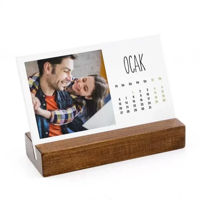 Babalar Gününe Özel Fotoğraflı 2025 Masa Takvimi