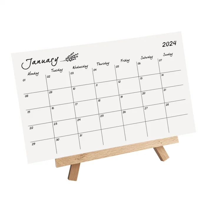 Çiçekli 2025 Masa Takvimi, Ahşap Şövale Masa Takvimi, Aylık Planlamalı Takvim, Çiçekli 2025 Takvim, Yapılacaklar Listesi(Arka Sayfalar)