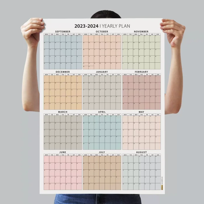 Eylül Başlangıç 2025 - 2026 Akademik Takvim, Akademik Planlayıcı Takvim, Duvar Takvimi