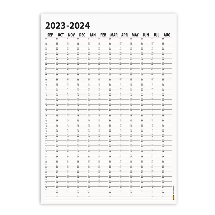 Eylül Başlangıç 2025 - 2026 Akademik Takvim, Akademik Planlayıcı Takvim, Duvar Takvimi