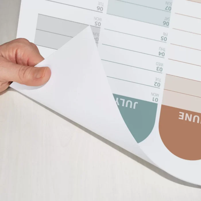 Eylül Başlangıç 2025-2026 Akademik Takvim, Boho Akademik Planlayıcı, Akademik Duvar Takvimi