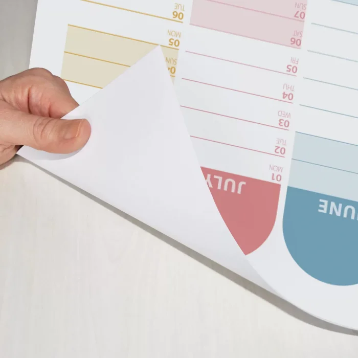 Eylül Başlangıç 2025-2026 Akademik Takvim Renkli, Akademik Planlayıcı Takvim, Duvar Takvimi