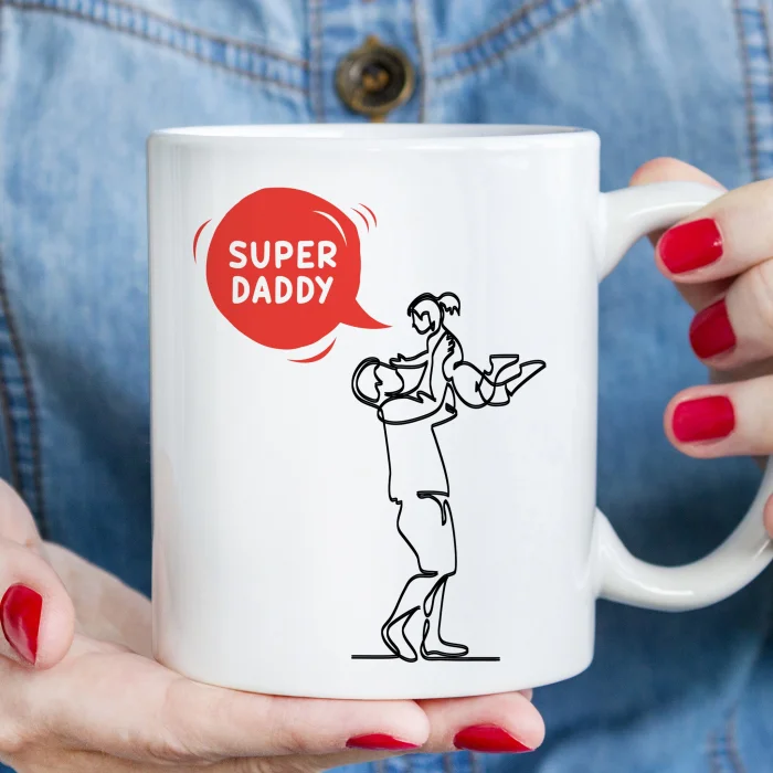 Father’s Day Gift, Supper Daddy, Mug for Dad, for Daughter Father, Best Father Mug, Mug For Daddy