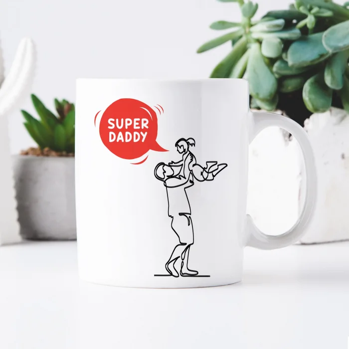 Father’s Day Gift, Supper Daddy, Mug for Dad, for Daughter Father, Best Father Mug, Mug For Daddy