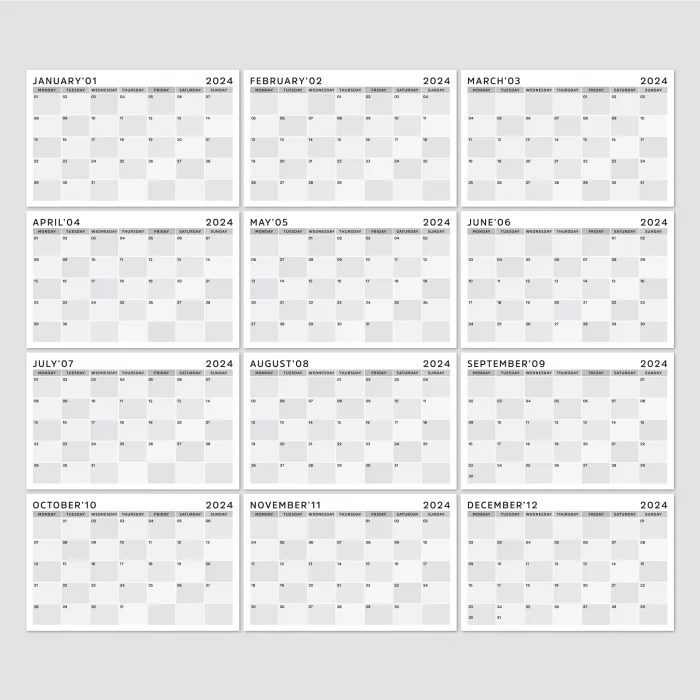 Grinin Tonları 2025 Masa Takvimi, Ahşap Şövale Masa Takvimi, Aylık Planlamalı Takvim, 2025 Takvim, Yapılacaklar Listesi(Arka Sayfalar)