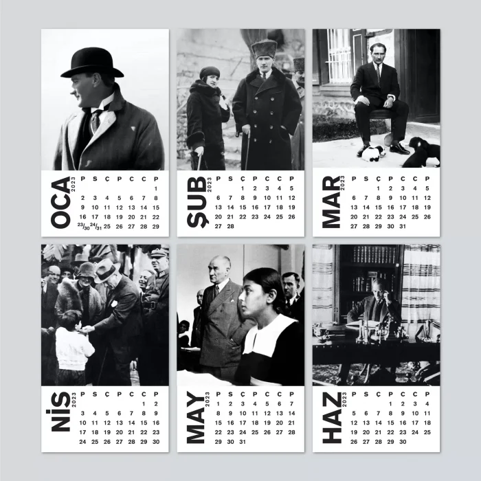 Haftalık Planlamalı Atatürk Masa Takvimi Atatürk Takvimi 2025 Takvim ve Haftalık Planlama İkisi Bir Arada