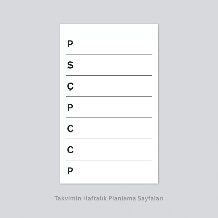 Haftalık Planlamalı Atatürk Masa Takvimi Atatürk Takvimi 2026 Takvim ve Haftalık Planlama İkisi Bir Arada