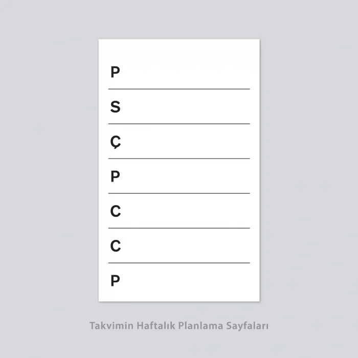 Haftalık Planlamalı Atatürk Takvimi Atatürk Masa Takvimi 2026 Takvim ve Haftalık Planlama İkisi Bir Arada