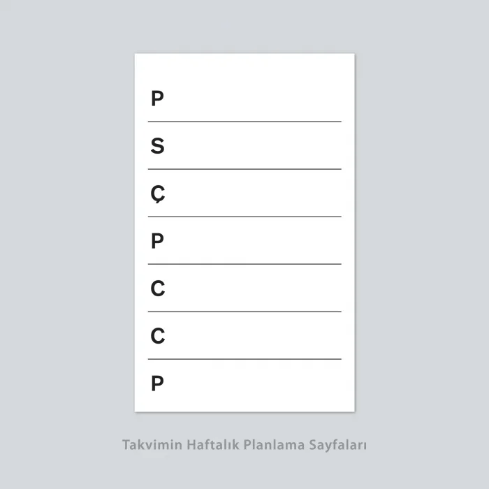 Haftalık Planlamalı Organizer Takvim, 2025 Masa Takvimi, Üçgen Takvim, Önceki ve Sonraki Aylar
