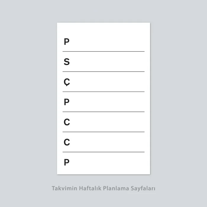 Haftalık Planlamalı Organizer Takvim, 2026 Masa Takvimi, Üçgen Takvim, Önceki ve Sonraki Aylar
