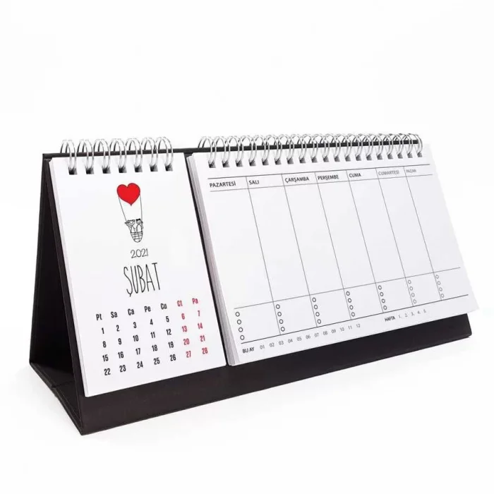 Kalpli Aşık Çöp Adamlar Haftalık Planlama 2025 Takvim