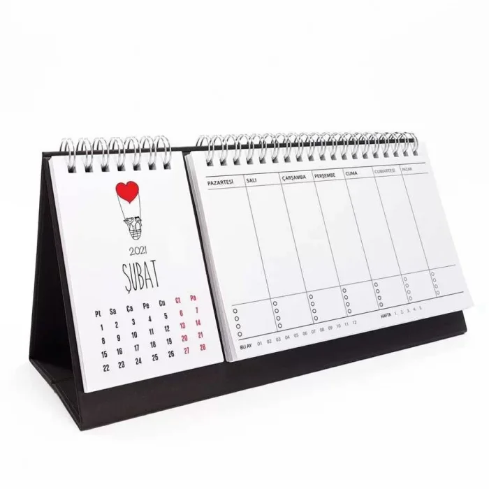 Kalpli Aşık Çöp Adamlar Haftalık Planlama 2026 Takvim