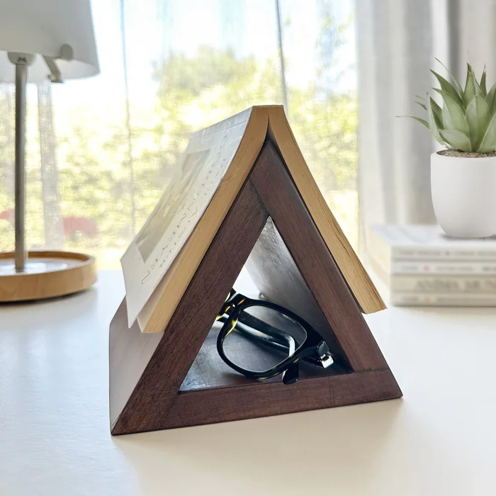 Kişiye Özel Ahşap Kitap Tutucu | Ahşap Kitap Ayracı | Kitapseverler için Hediye | El Yapımı Kitap Standı