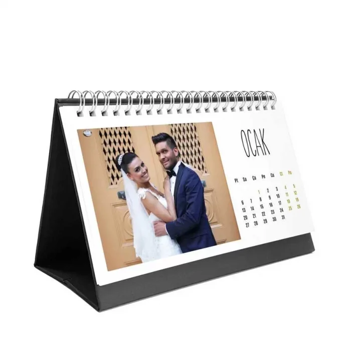 Kişiye Özel Fotoğraflı Masa Takvimi 2025