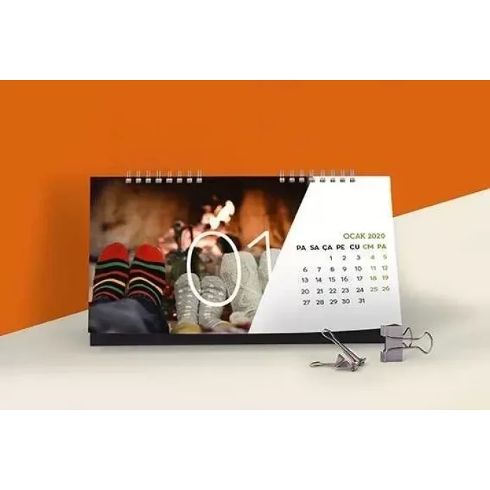 Kişiye Özel Fotoğraflı Masa Takvimi - 2027 Masa Takvimi
