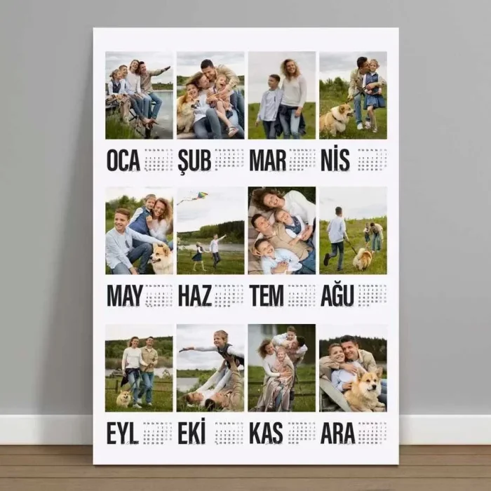 Kişiye Özel Fotoğraflı Poster 2027 Takvim 35X50 cm