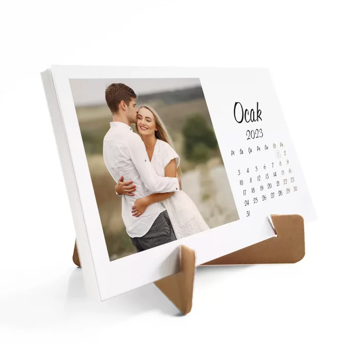 Kişiye Özel Fotoğraflı Takvim, 2026 Masa Takvimi