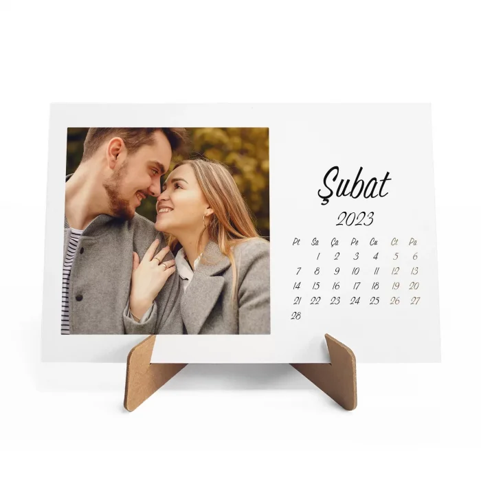 Kişiye Özel Fotoğraflı Takvim, 2026 Masa Takvimi