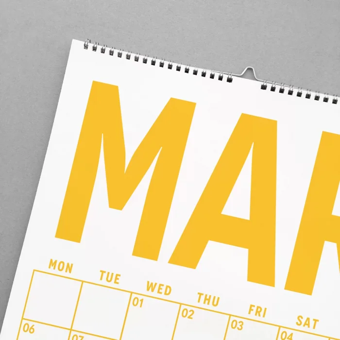 Renkli 2026 Duvar Takvimi, Aylık Planlama Duvar Takvimi, Duvar Planlayıcısı, Rengarenk