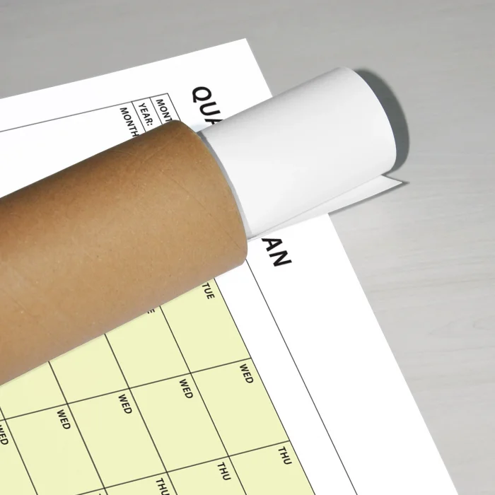 Tarihsiz Üç Aylık Duvar Takvimi, 90 Günlük Plan, Duvar Planlayıcı, Yeşil Renk - 50x70 cm