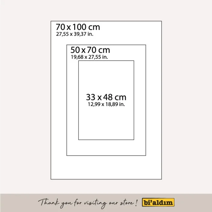 Tarihsiz Üç Aylık Duvar Takvimi, Zamansız Takvim, Planlayıcı Takvim, Rengarenk Duvar Takvimi - 70x100 cm