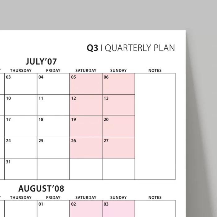 Üç Aylık Planlayıcı 2026 Duvar Takvimi Seti, 90 Günlük Planlama, 2026 Duvar Planlayıcı Takvim, Boho Renkler, 12 Hafta Planlayıcı Takvimi - 50x70cm