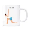 I Love Yoga Kupa Bardak - Model 6