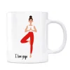 I Love Yoga Kupa Bardak - Model 6