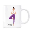 I Love Yoga Kupa Bardak - Model 7