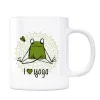 I Love Yoga Kupa Bardak - Kurbağa