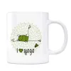 I Love Yoga Kupa Bardak - Kurbağa