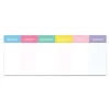 Renkli Günler Haftalık Planlama Defter Colorful Days Weekly Planner