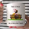 Sevgiliye Özel İsimli Kupa Bardak - Hiç Ayrılmayalım Aşkım