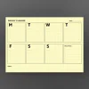 Sarı Sayfalar Haftalık Plan Defter - Yellow Page Weekly Planner