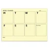 Sarı Sayfalar Haftalık Plan Defter - Yellow Page Weekly Planner