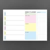 Haftalık Planlama Pastel Renkler - Weekly Planner Pastel Color