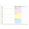 Haftalık Planlama Pastel Renkler - Weekly Planner Pastel Color