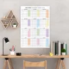 2025-2026 Akademik Duvar Takvimi, Eylül Başlangıçlı Takvim, Akademik Planlayıcı Takvim, Akademik Yılı Takvimi, 2025-2026 Academic Wall Calendar, Academic Wall Planner