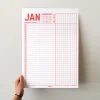 2025 Aylık Planlayıcı Duvar Takvimi, A4, 33x48 cm, 50x70 cm, Alışkanlık Takipçisi,Yapılacaklar Listesi, Monthly Wall Planner Calendar, Habbit Tracker, To Do List