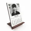 2025 Mustafa Kemal Atatürk Takvimi, Ahşap Atatürk Takvimi, 2025 Ahşap Masa Takvimi