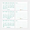 2025 Takvimi, 2025 Masa Takvimi Yeşil Renk, 2025 Calendar, 2025 Desk Calendar Green Color