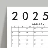 2025 Yıllık Planlayıcı Duvar Takvimi 2025 Takvim