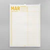 2025 Yıllık Planlayıcı Duvar Takvimi, A4, 33x48 cm, Alışkanlık Takipçisi, 2025 Wall Planner, Monthly Habbit Tracker, To Do List