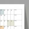 2025 Yıllık Planlayıcı Duvar Takvimi, Planlayıcı Takvim, Yatay Poster Planlayıcı Takvim
