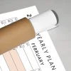 2025 Yıllık Planlayıcı Duvar Takvimi, Planlayıcı Takvim, Yatay Poster Planlayıcı Takvim